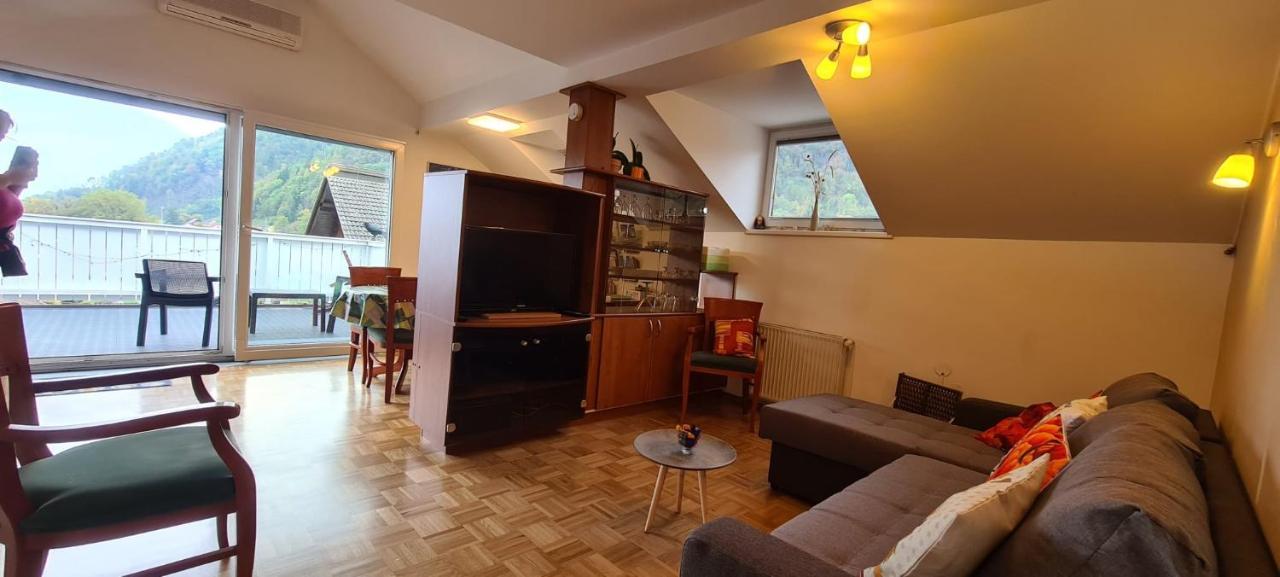 Apartment Kranj - Huge Terrace, Free P, Wi - Fi, Ac Bagian luar foto